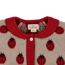 Load image into Gallery viewer, belou knit cardigan - ladybug