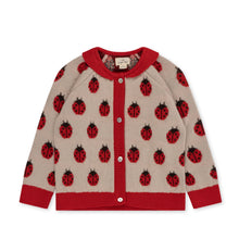 Load image into Gallery viewer, belou knit cardigan - ladybug