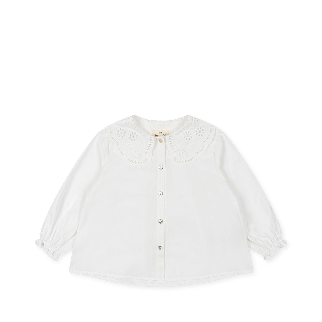 rilo collar shirt - optic white