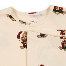 Load image into Gallery viewer, basic blouse / pants set - christmas teddy