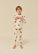 Load image into Gallery viewer, basic blouse / pants set - christmas teddy