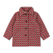 Load image into Gallery viewer, nela coat - red dahlia check