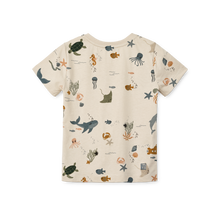 Load image into Gallery viewer, APIA PRINTED COTTON T-SHIRT - SEA CREATURE / SANDY