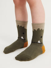 Load image into Gallery viewer, SILAS COTTON SOCKS 3 PACK - MONSTERS BLUE MIX