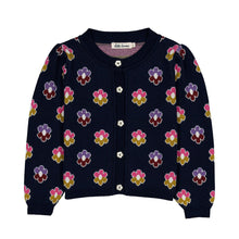 將圖片載入圖庫檢視器 Lison cardigan Rainbow Flower