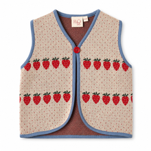 Load image into Gallery viewer, Louise Vest - Warm Cotton Berry