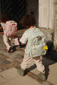 clover schoolbag - duo verde