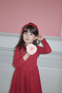 velvet bow hairbrace