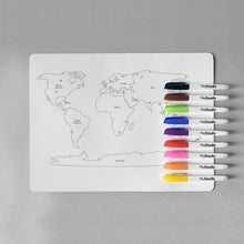 Load image into Gallery viewer, World Countries Classic Colouring &amp; Doodle Mat
