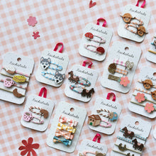 Load image into Gallery viewer, Stripy Toadstool Clips