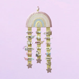 Pink rainbow wall hanger