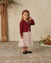 Load image into Gallery viewer, Bow Cardigan | Ruby