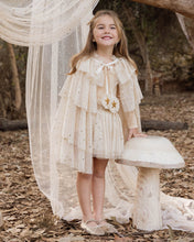 Load image into Gallery viewer, Tulle Cape | Champagne Stars