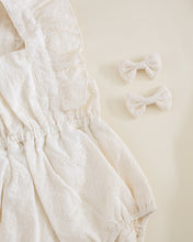 Load image into Gallery viewer, Little Bow Clips || Ivory