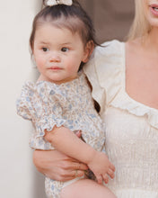 Load image into Gallery viewer, Hazel Romper | Blue Garden