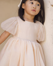 Load image into Gallery viewer, Noralee Sofia blush dress shown in a lifestyle setting, featuring a stylish, flowy design perfect for casual or semi-formal occasions.