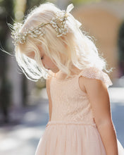 Load image into Gallery viewer, Noralee Camilla Dress Pearl in a stylish, elegant design showcased in a lifestyle setting with a focus on the dress details.