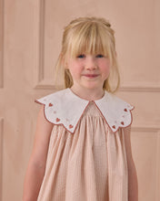 Load image into Gallery viewer, Noralee Florence Dress in petal stripe, lightweight fabric, feminine design with a fitted waist and flowy skirt for casual wear.