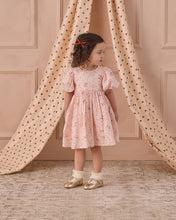 Load image into Gallery viewer, Noralee Luna Dress Bouquet, elegant floral-patterned dress with ruffled details, perfect for spring and summer occasions.