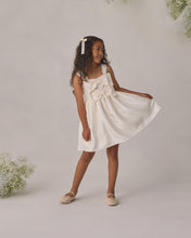 Load image into Gallery viewer, Ivory satin ribbon bows with pearl accents on a Noralee headband, perfect for elegant hair accessories.
