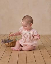Load image into Gallery viewer, Noralee Lyla Romper in lavender floral print featuring a stylish, lightweight design perfect for warm weather.