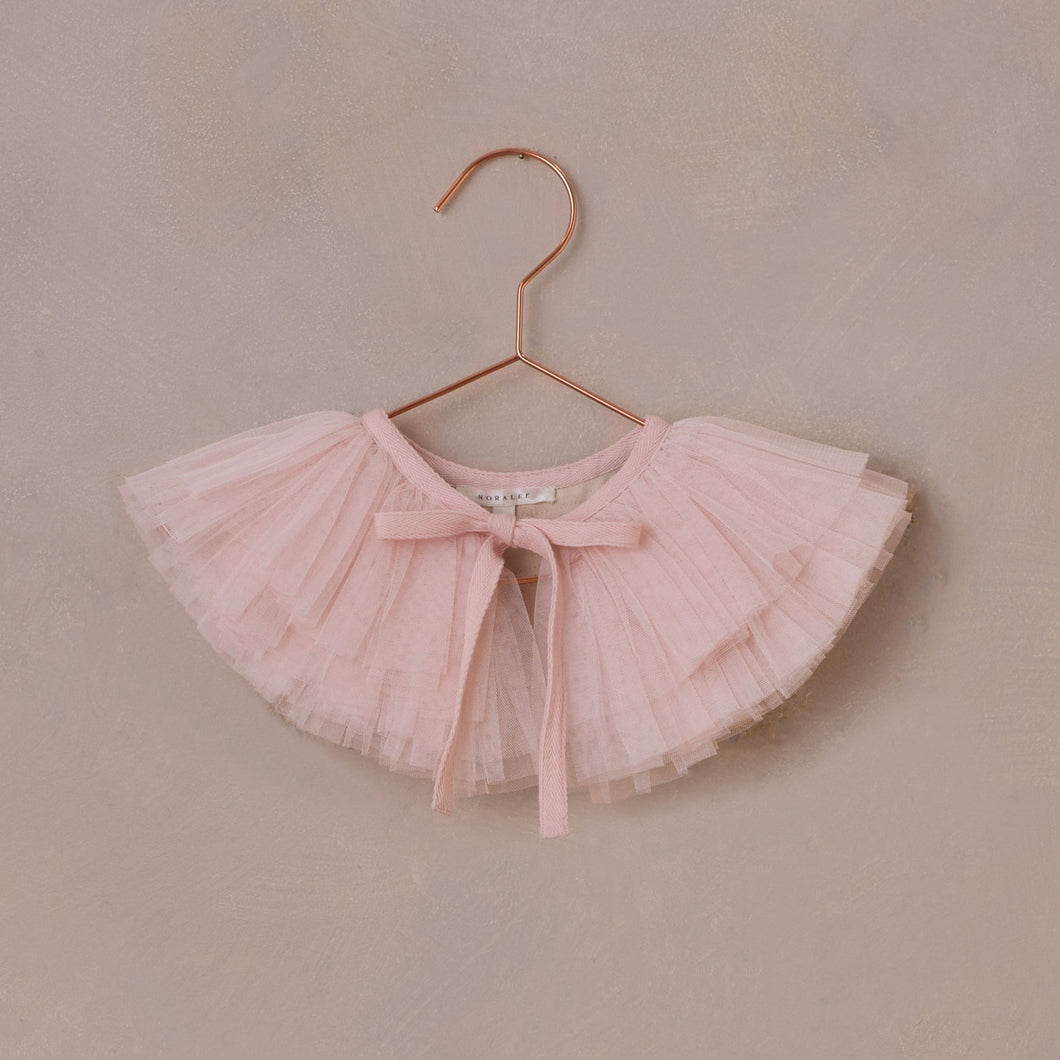 Ruffle Tulle Collar | Blush