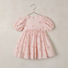 Load image into Gallery viewer, Noralee Luna Dress Bouquet in blush, lightweight dress with floral pattern and elegant design, perfect for summer wear.