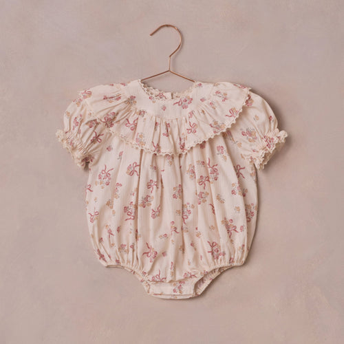 Eva Romper | Bow Ditsy