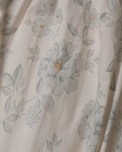 Load image into Gallery viewer, Noralee Hazel Romper in Mist English Rose with floral pattern, featuring a relaxed fit and short sleeves.