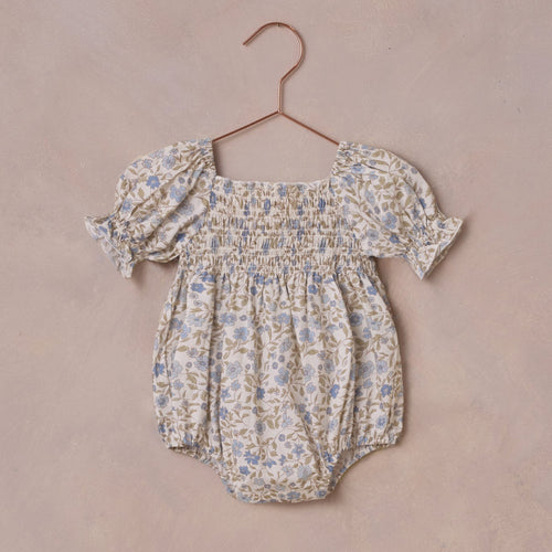 Hazel Romper | Blue Garden
