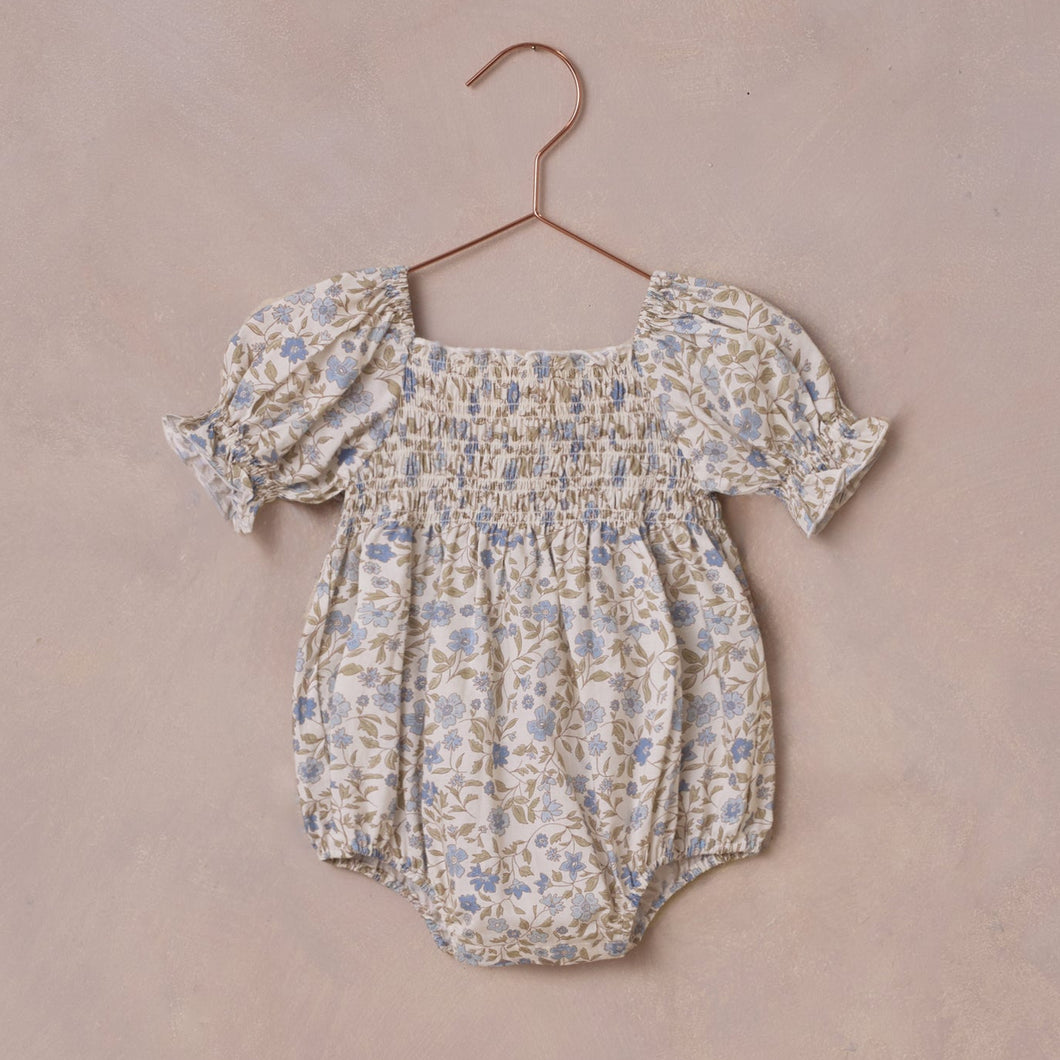 Hazel Romper | Blue Garden