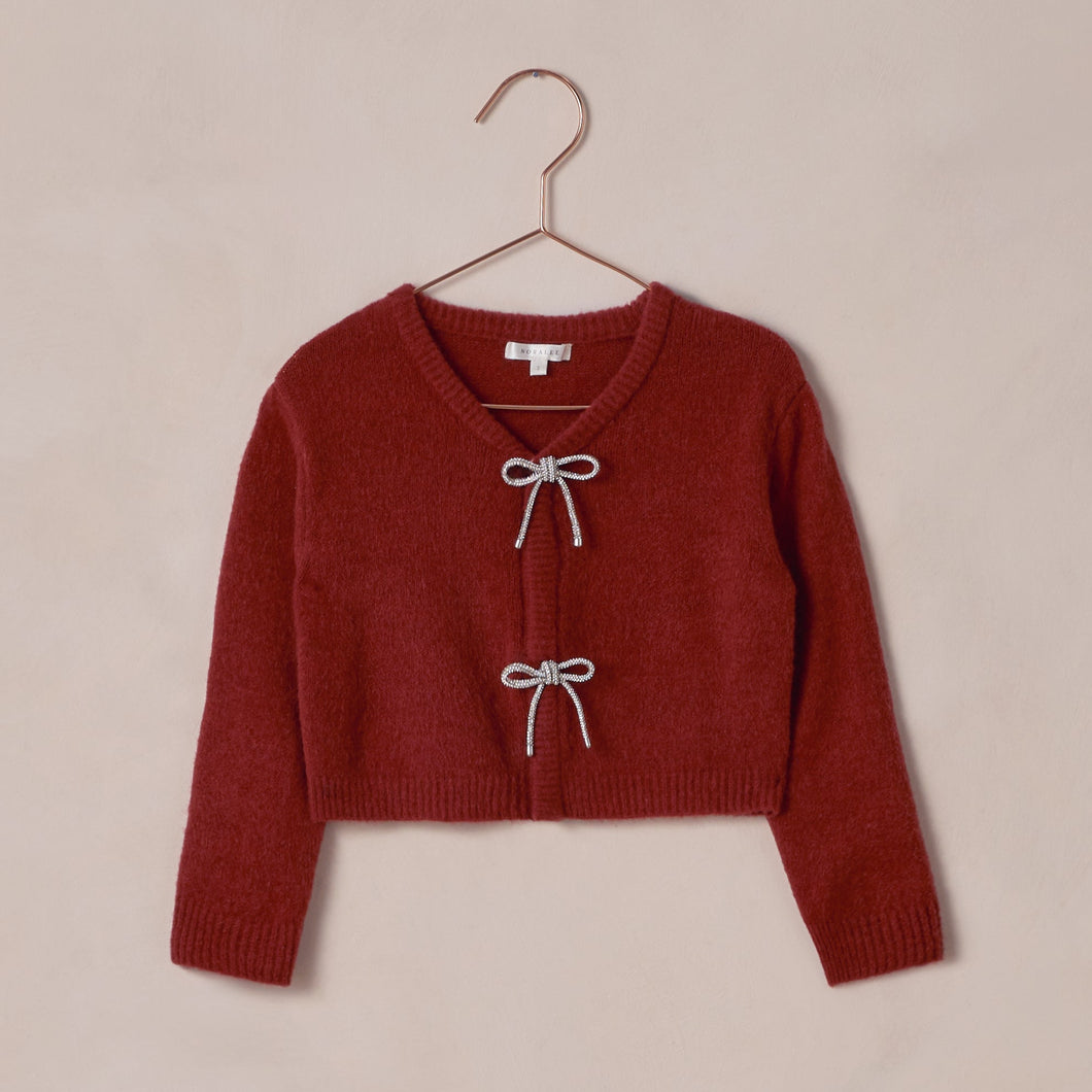 Bow Cardigan | Ruby