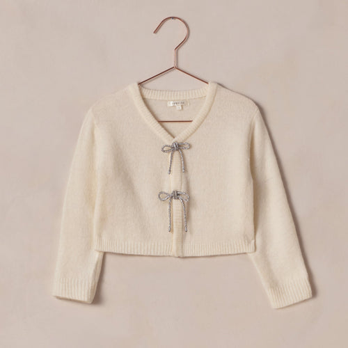 Bow Cardigan | Ivory