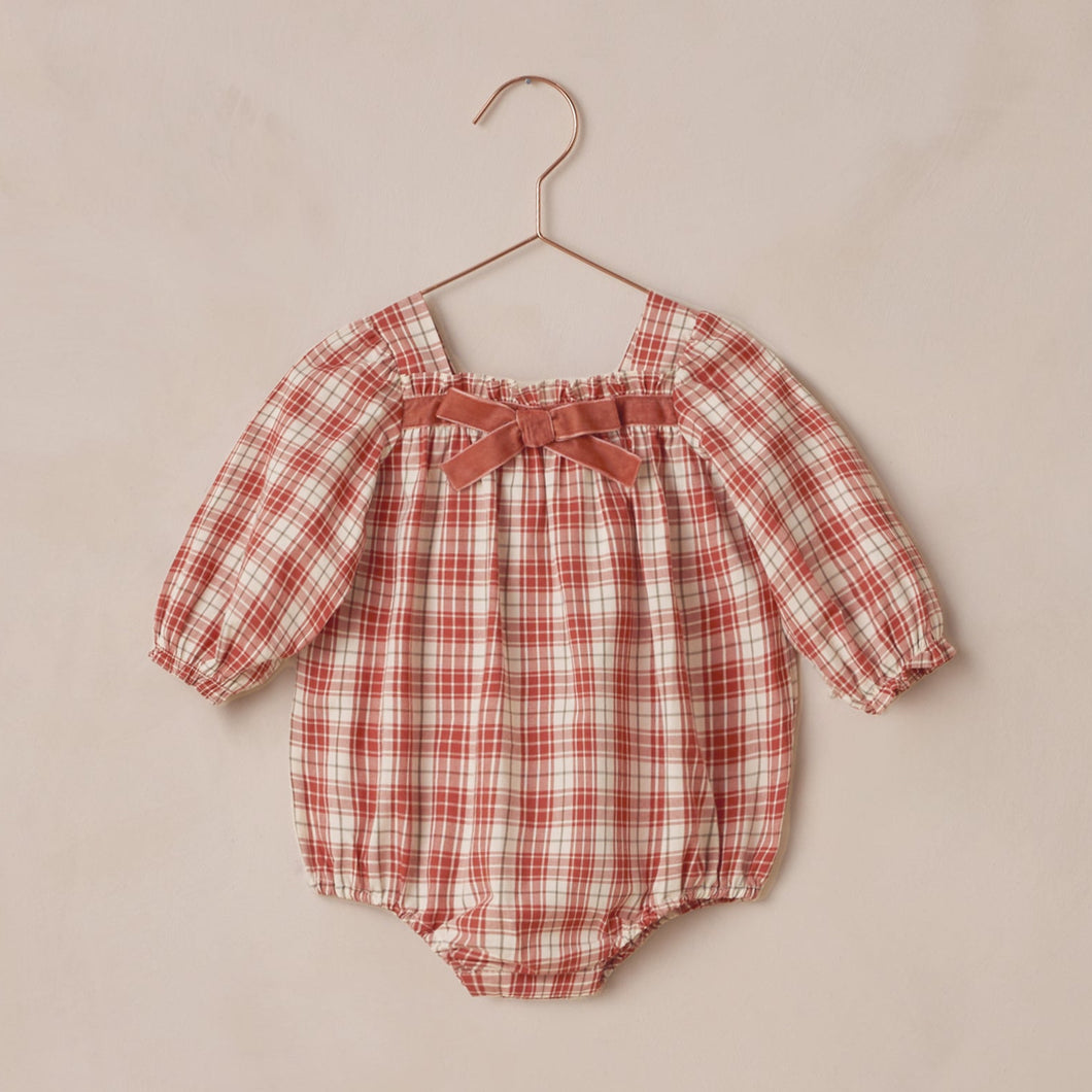 Annette Romper | Holiday Tartan