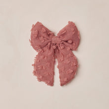 將圖片載入圖庫檢視器 Pink textured bow on a beige background