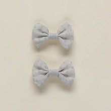 Load image into Gallery viewer, Little Bow Clips || Powder Blue