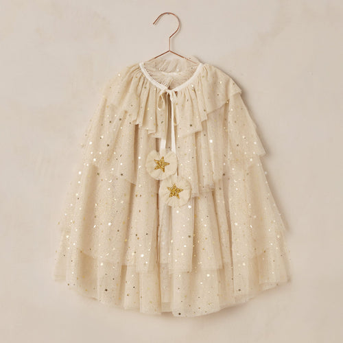 Tulle Cape | Champagne Stars