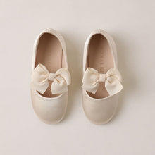 Load image into Gallery viewer, Noralee Bow Ballet Flats Pearl socks featuring delicate pearl accents and a soft, comfortable fit with a stylish ballet flat design.