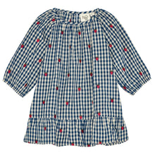 Load image into Gallery viewer, Nolly LS ON Dress - Berry blue check