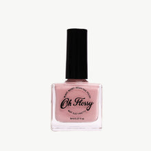 Load image into Gallery viewer, Pink nail polish bottle with black cap on a white background