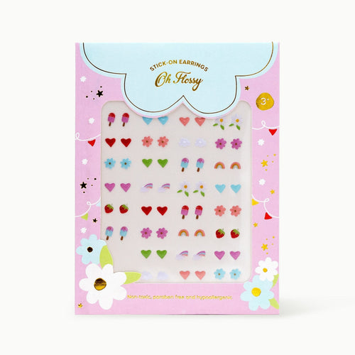 Oh Flossy Kids Stick-On Earrings
