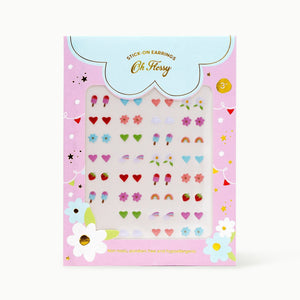 Oh Flossy Kids Stick-On Earrings