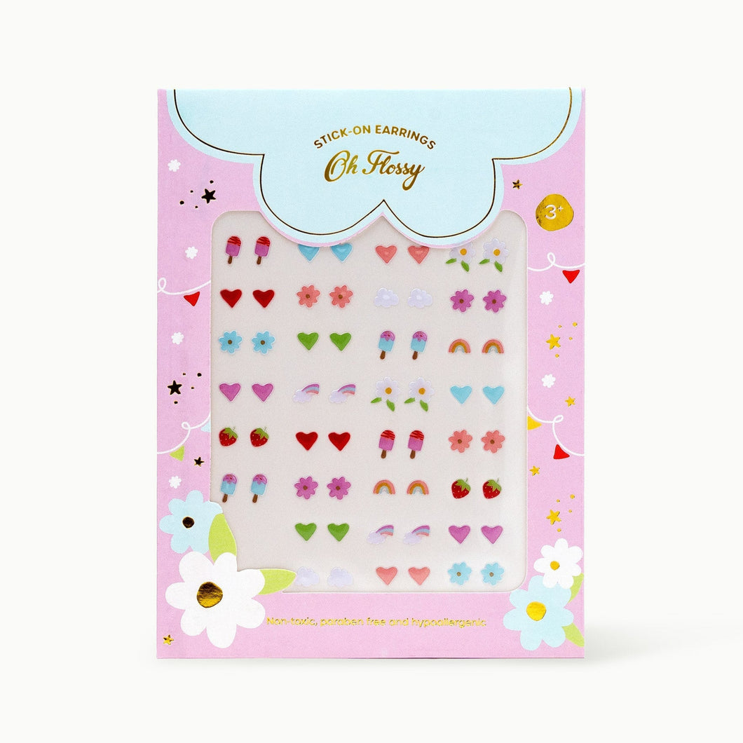 Oh Flossy Kids Stick-On Earrings