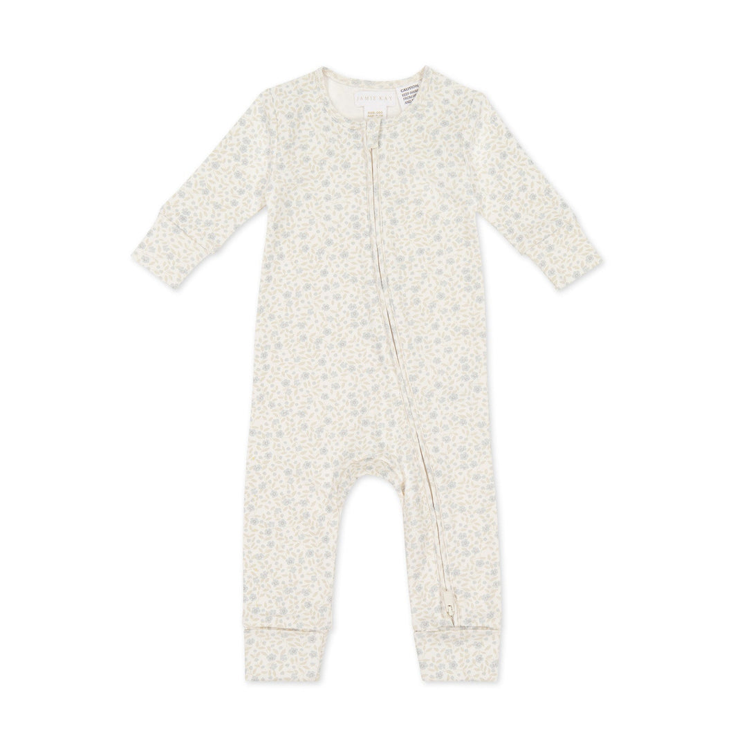 Organic Cotton Frankie Onepiece - Elodie Whisper White