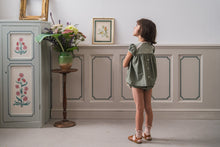 Load image into Gallery viewer, Organic Ella Blouse - Little Green Check