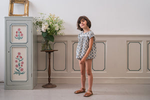 Organic Juno Blouse - Thistle Floral