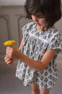 Organic Juno Blouse - Thistle Floral