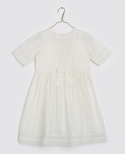 Organic Seren Dress - Off-white