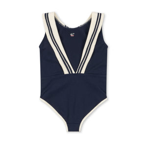 sailor swimsuit - navy blazer