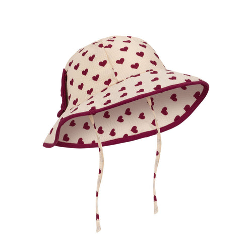 bowie swim hat - coeur sangria